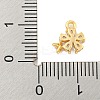 Brass Micro Pave Clear Cubic Zirconia Pendants KK-U015-10G-3