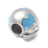 304 Stainless Steel Enamel European Beads STAS-D153-31P-2
