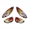 Epoxy Resin Butterfly Wing Pendants FIND-N005-65B-2