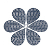 430 Stainless Steel Filigree Pendants X-STAS-S108-25A-02-1