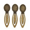 Vintage Tibetan Style Alloy Bookmarks Cabochon Settings LS-X-TIBE-Q032-27AB-NR-2