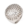 304 Stainless Steel Open Cuff Rings LS-RJEW-D336-05P-2