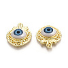 Rack Plating Alloy Enamel Pendants LS-PALLOY-T077-204-2