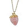 3Pcs Acrylic Rhinestone Pendant Necklaces NJEW-JN05442-02-2
