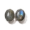 Natural Labradorite Multi-Strand Links KK-M304-03P-16-1