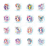 100Pcs Unicorn PVC Adhesive Stickers Set PW-WG66892-01-2