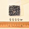 Zinc Alloy Lobster Claw Clasps PALLOY-YW0001-12B-7