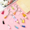 DIY Alloy Bar Beadable Keychain Making Kits DIY-YW0008-76-6