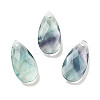 Natural Fluorite Pendants G-H007-08F-1
