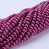 Glass Pearl Beads Strands HY-6D-B37-3