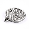 Non-Tarnish 304 Stainless Steel Pendants STAS-G242-11P-3