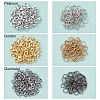 180Pcs 3 Colors Iron Open Jump Rings IFIN-FH0001-52-3