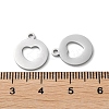 Non-Tarnish 304 Stainless Steel Charms STAS-Q303-11P-3