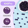 100Pcs Natural Amethyst Beads G-SP0001-22C-2