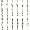 18Pcs 3 Styles Stainless Steel Lobster Claw Clasps STAS-PH0006-85A-1