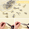 30Pcs 10 Styles Brass Pendant Ice Pick Pinch Bails KK-YW0003-64-4