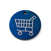 201 Stainless Steel Pendants STAS-R002-23A-1