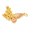 Rack Plating Brass Enamel Pendants KK-Z054-4G-01-2