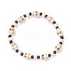 Synthetic Turquoise & Glass Seed Beads Bracelets BJEW-JB12170-03-2
