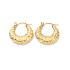 Ion Plating(IP) 304 Stainless Steel Crescent Moon Hoop Earrings EJEW-P202-07G-1
