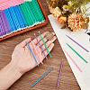 4 Bags 4 Colors Cotton Swab Brushes MRMJ-BBC0001-01-3