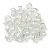 UV Plating Luminous Transparent Acrylic Beads OACR-P010-07B-3