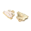 10Pcs 5 Styles Alloy Enamel Pendants FIND-FS0002-32-2