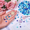 4 Strands 2 Styles Handmade Millefiori Glass Bead Strands KY-CA0001-60-3