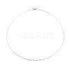 Non-Tarnish 304 Stainless Steel Paperclip Chain Necklace with Lobster Claw Clasps for Men Women NJEW-H205-03P-04-2