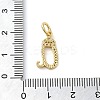 Brass Micro Pave Cubic Zirconia Pendants KK-M273-01G-U-3