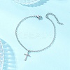 304 Stainless Steel Cable Chain Bracelets BJEW-JB13248-1