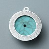 Opaque Resin Pendants RESI-TAC0010-80B-2