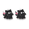 Halloween Theme Alloy and Enamel Pendants X-ENAM-T021-31B-02P-1