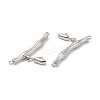 Non-Tarnish 304 Stainless Steel Connector Charms STAS-Z041-32P-2