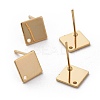 Brass Stud Earring Findings X-KK-N190-12-2