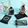 100pcs Large Organza Pouches Portable Shoes Bag Travel Storage Drawstring Bags OP-SP0001-03D-02-4