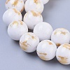 Natural Mashan Jade Beads Strands X-G-F670-A18-6mm-3