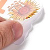50Pcs Cartoon Sunflower Paper Sticker Label Set DIY-G066-03-3