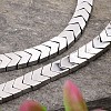 Electroplated Arrows Non-magnetic Synthetic Hematite Bead Strands X-G-E295-10A-1
