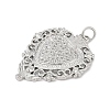Brass Micro Pave Cubic Zirconia Pendants KK-A241-02P-2