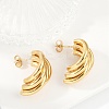 201 Stainless Steel Stud Earrings EJEW-Q026-23G-5