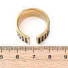 304 Stainless Steel Cuff Open Rings RJEW-H266-03C-G-5