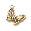 Brass Micro Pave Cubic Zirconia Pendants KK-A275-18A-G-2