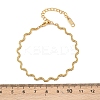 304 Stainless Steel Rope Chain Bracelets for Women BJEW-C129-07G-3