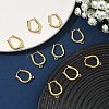 SHEGRACE Brass Hoop Earrings Findings XGR0157G-87G-4