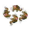 Zinc Alloy Connector Charms FIND-WH0108-91E-1
