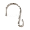 Non-Tarnish 304 Stainless Steel S-Hook Clasp LS-STAS-C085-03M-P-1