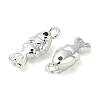 Brass Micro Pave Cubic Zirconia Pendants KK-U045-14S-2