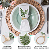 PVC Leaf Napkin Rings AJEW-CP0006-67A-4