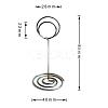 Carbon Steel Name Card Holder LS-AJEW-WH0176-07P-1